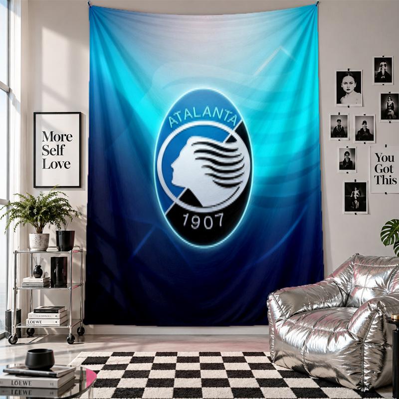 Atalanta FC Wall Tapestry Home Decor Wall Hanging Cloth for Bedroom Living Room Background
