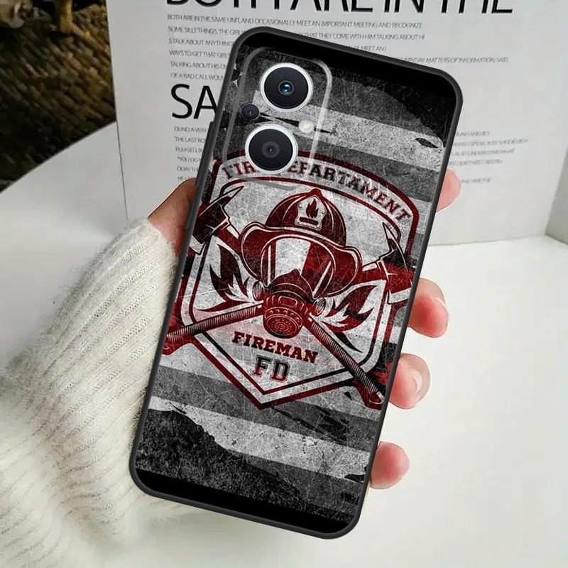 Чехол Пожарный Герой Пожарный для OPPO Reno 8T 4Z 5Z 8 10 11 Pro 4 5 6 7 Lite OPPO Find X6 Pro X3 X2 X5 Lite Чехол