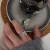 1 шт. Пилот Агат Ретро Кольца для Женщин Пары Минималистичные Украшения Broadside Подарочные Аксессуары Для Вечеринок