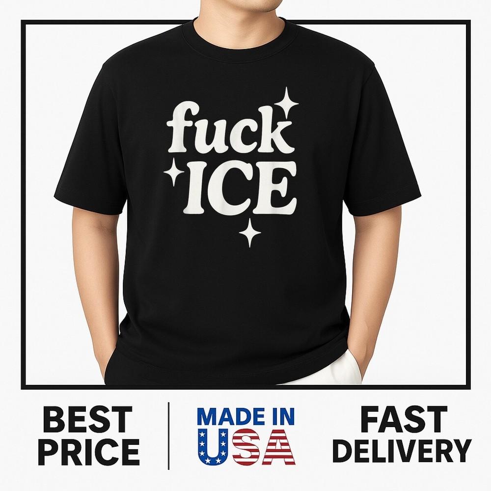 Протест против депортации ICE Активист иммиграции Футболка с надписью F*ck ICE В ТРЕНДЕ Унисекс Футболка