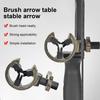 Archery Brush Capture Arrow Rest Whisker Brush Biscuit Arrow Rest for Compound/Recurve Bow