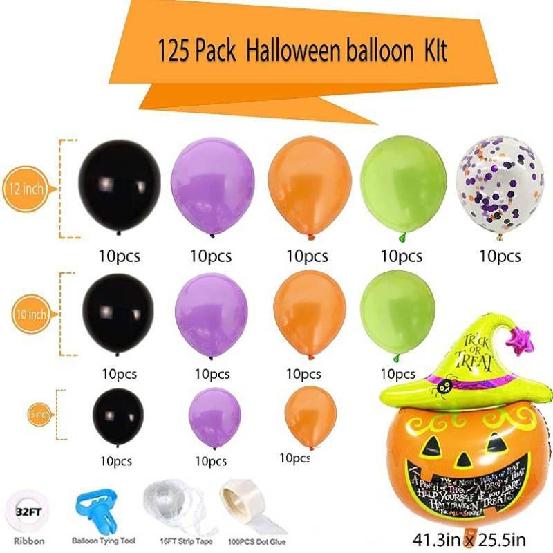 Thick And Durable Latex Halloween Balloons For Safe Use By Children