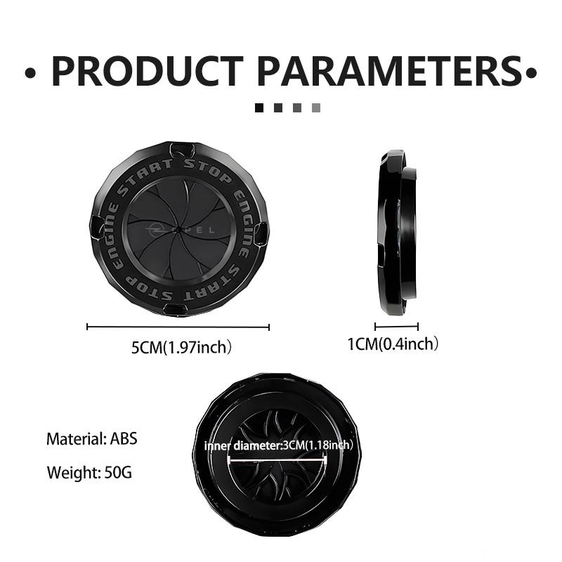 For Opel Car Engine Start Stop Button Cover Car Interior Ignition Start Switch Knob Protective Cover Corsa D Astra G H J K F