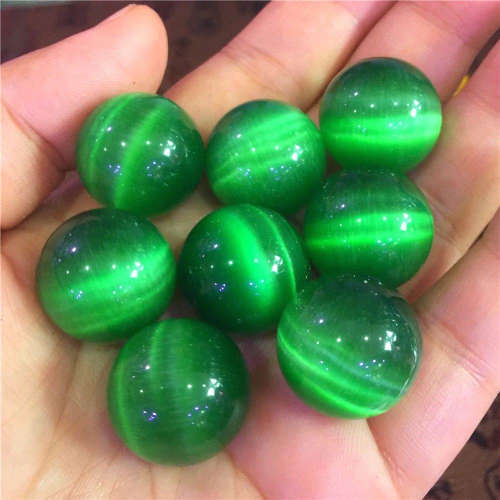 Ball Colorful Marble Games Cat's Eye Stone Glass Marbles Colorful Cat Eye Sphere Glass Ball Toys