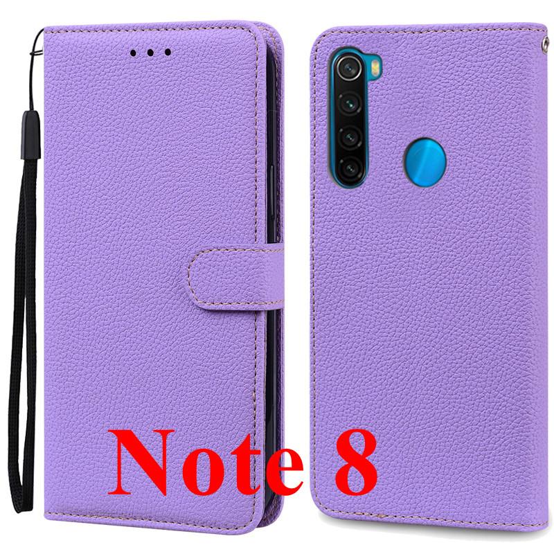 For Xiaomi Redmi Note 8 Pro Case Silicon Leather Wallet Phone Case for Redmi Note 8 Case Redmi Note 8 Pro Flip Case Coque Fundas