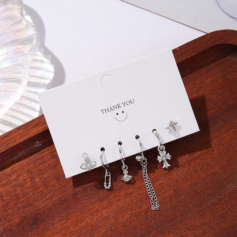 3 пары изысканных готических минималистичных висячих сережек для женщин и девочек, винтажные геометрические серьги-подвески, ювелирные аксессуары, подарки