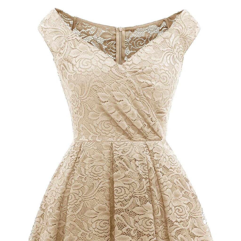 Женское винтажное кружевное платье подружки невесты с цветочным принтом Бардо с открытыми плечами миди в стиле свинг Вечерняя вечеринка Коктейльно-свадебные наряды Формальные платья для особых случаев 2022