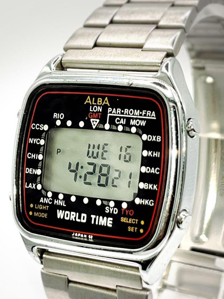 [USED] Extremely Rare Showa Retro Seiko Alba World Time W308-4000