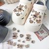 12PCS Fashion Shoe Charms Set Accessories Hole Shoe Buckle Cute Bear DIY 3D Shoes Decorations for Clogs Bogg Bag