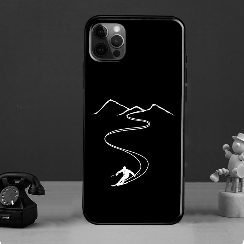 Лыжный чехол для катания на лыжах, сноуборде и сноуборде для iPhone 13 11 14 Pro Max 12 mini, полный чехол для iPhone XR XS Max X 7 8 Plus SE 2020