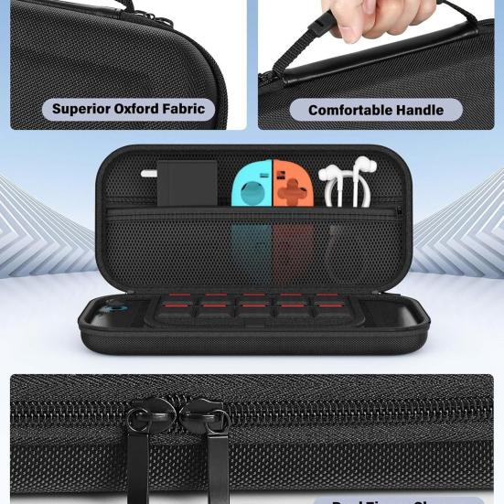 Game Console Storage Bag Protective Cover Shock-proof Impact Resistant Portable Hard Shell