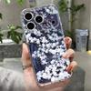Ретро Цветочный Узор Чехол Для iPhone 17 Pro Max Чехол iPhone 16 15 14 13 Pro Max 11 Прозрачный ТПУ Силиконовый Мягкий Чехол