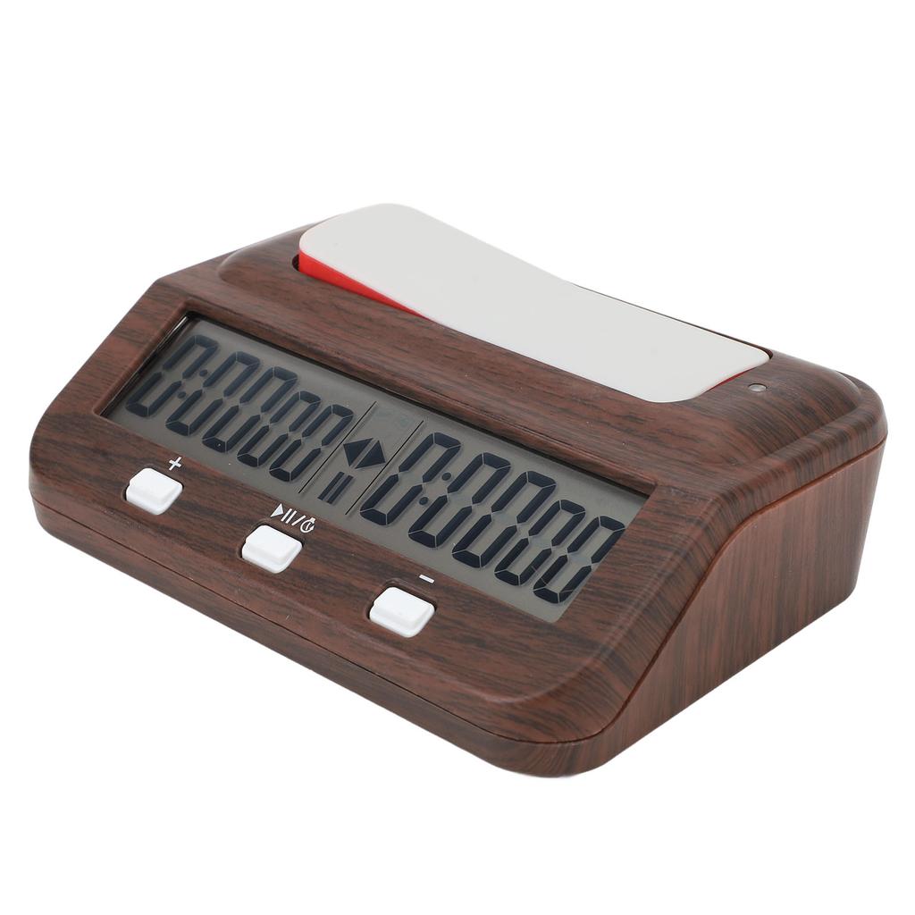 Шахматные часы с обратным отсчетом Профессиональные соревнования Звуковая сигнализация Функция Деревянный внешний вид Портативный