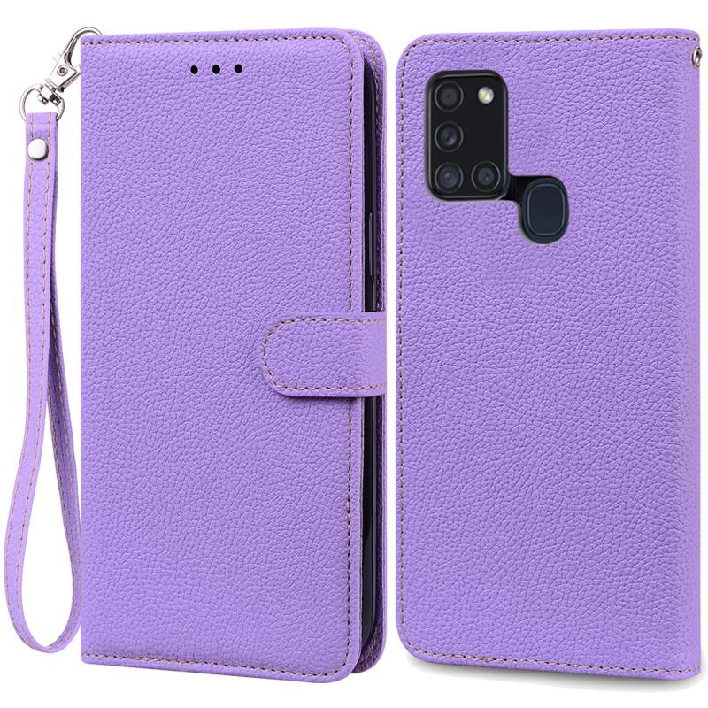 Чехол A21S для Samsung Galaxy A21S Чехол-кошелек из кожи с откидной крышкой для Samsung A21S Чехол A 21s A217F Мягкая силиконовая накладка Fundas