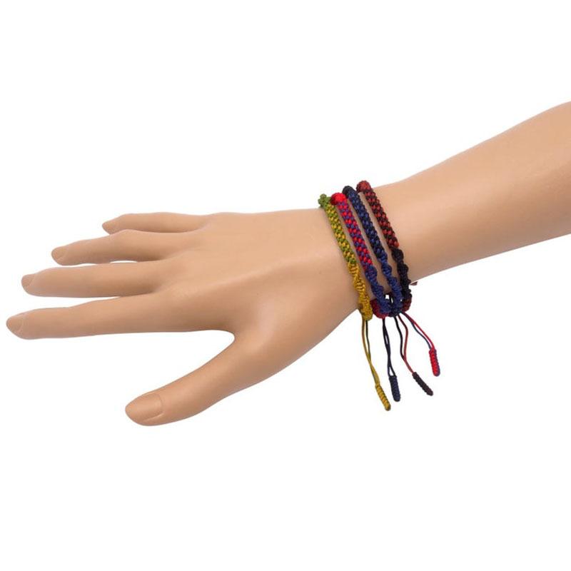 Charm Rope Bracelet Women Handmade Knots Braided Bracelets & Bangles Friendship Fashion Accessories Jewelry Girls