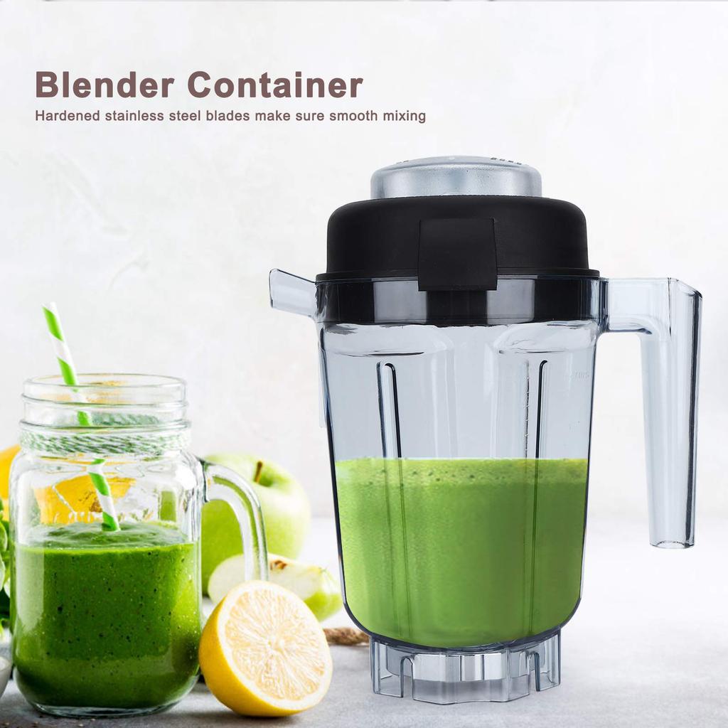 Контейнер для блендера Vitamix, Прозрачный контейнер для пищевого блендера с крышкой-лезвием, Сменная деталь, Подходит для контейнеров объемом 32 унции
