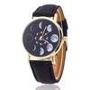 Fashion Moon Phase Astronomy Space Watch Women Leather Quartz Wrist Watch
