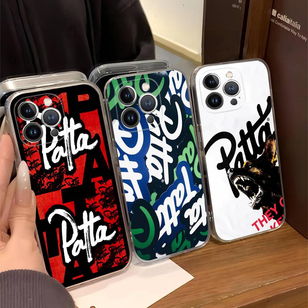 Модный чехол P-patta для iPhone 17 16 16e 15 14 13 12 11 Pro Max Mini Plus