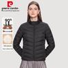 Pierre Cardin Женская легкая стеганая куртка с воротником-стойкой, 90% утиный пух