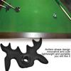 Snooker Pole Rack Black Antlers Rod Holder Billiards Cue Rack Bridge Head Holder Snooker Pool Rack