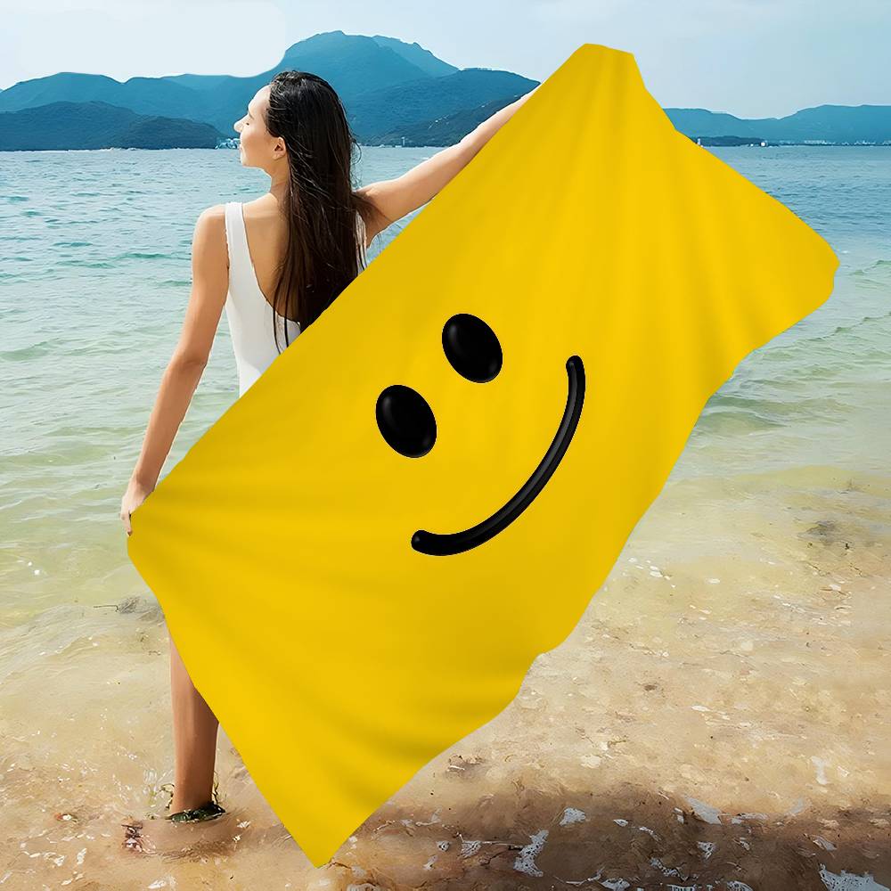 S-Smile Аниме Пляжное Полотенце для Купания Мягкое Впитывающее Мочалка Детские Подарки для Детей Путешествия Кемпинг Спортзал