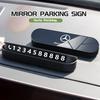 AABGR1 For Benz Simple Car Temporary Parking Card Phone Number Holder Auto Interior Accessories AMG Exclusive A C E R V Class CLA CLS