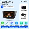 JIUYIN  AI Voice Car Radio For Seat Leon 2 MK2 2005 - 2012 4G Multimedia GPS 2din Stereo Wireless CarPlay Android Auto Navi