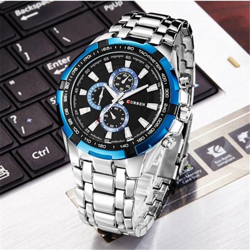 CURREN Brand Luxury Watches Men Sports Business Casual Quartz Wrist Watches Military Wristwatch Waterproof 8023