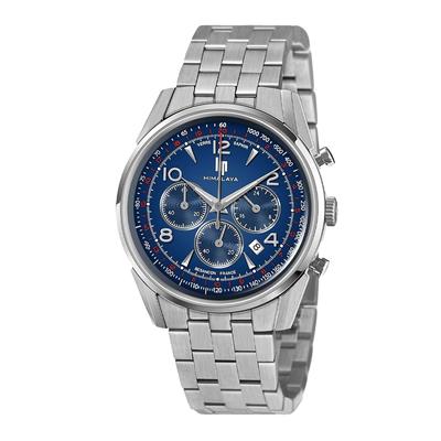 Авторизованный ритейлер Часы Lip Watch 671710 Himalaya 40 мм Хронограф Темно-синий Нержавеющая сталь [LIP] Мужские [HIMALAYA]