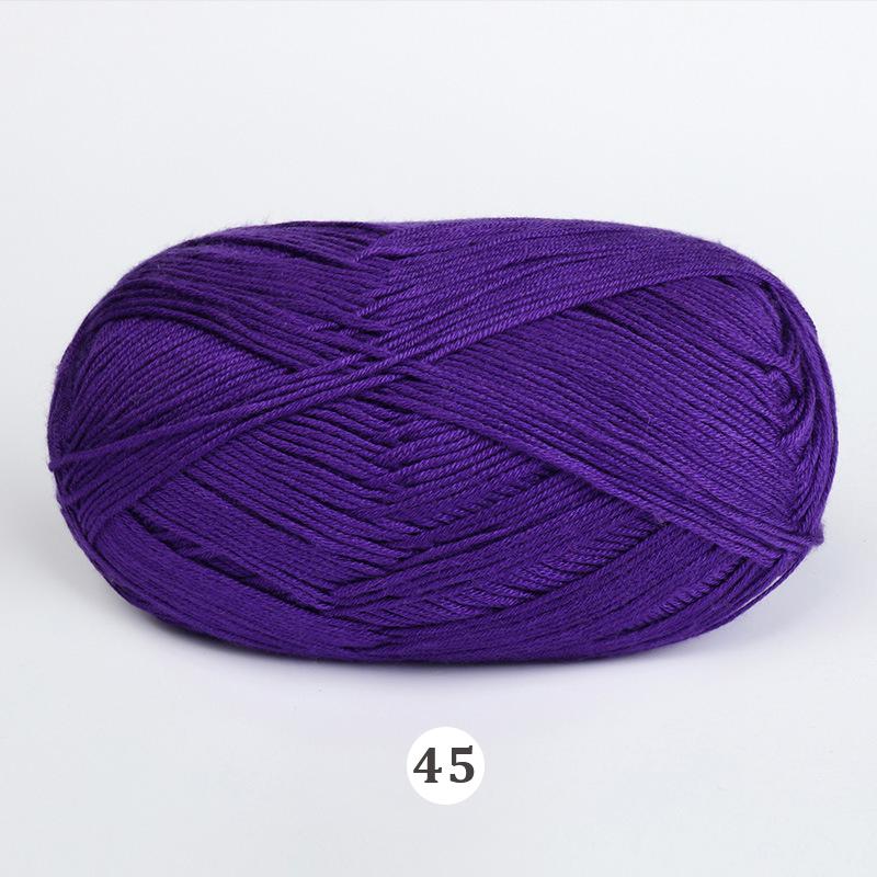 50g/Ball DIY Crochet Yarn Hand Woven Yarn Knitted Fabric Natural Bamboo Cotton Baby High Quality