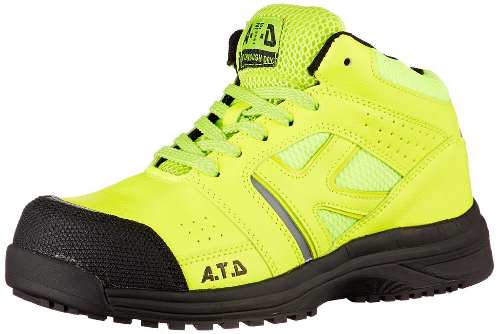 Safety Work Mega JSAA Class A Mesh High Cut 28 3E [Kita] Shoes, Shoes, Safety, Certified, Type, MG-5680, Lime, Cm,