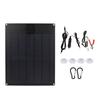 20W 5V 12V Solar Panel Dual Output Monocrystalline Power Generator Panel Battery Charger Kit for