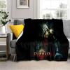 Классическое одеяло Diablo Game Gamer с героями мультфильмов, мягкое одеяло для дома, спальни, кровати, дивана, пикника, путешествия, офиса, детское одеяло