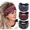 Headbands Wide Knot Hair Scarf Hair Band Elastic Turban Thick Head Wrap Stretch Fabric Head Bands Thick Fashion Hair Accessories For Wome