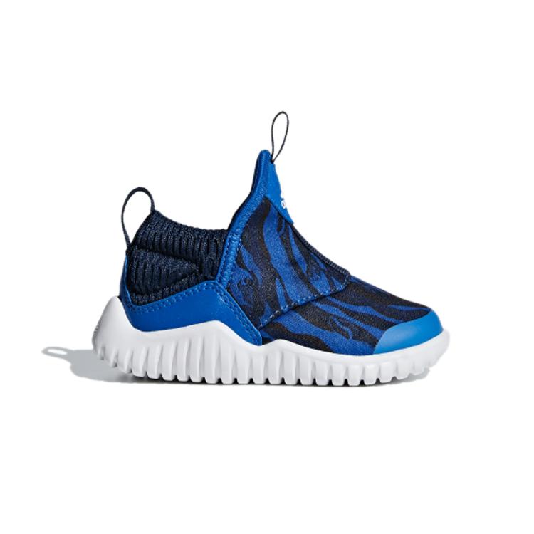 adidas Rapidazen I Дышащие Низкие Детские Кроссовки Сине-Черные Для Младенцев и Малышей D96843