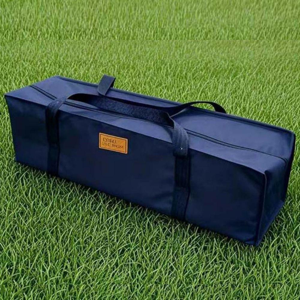 Black Moving Storage Tool Bag 600D Oxford Cloth Tent Storage Bag  Outdoor Supplies
