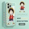 For iPhone 16 15 Max Samsung S24 S23 Plus A15 A35 A53 A73 Xiaomi 11T 12T 13T Redmi 13C Cartoon Soft TPU Full Lens Protect Cute Luffy Phone Case