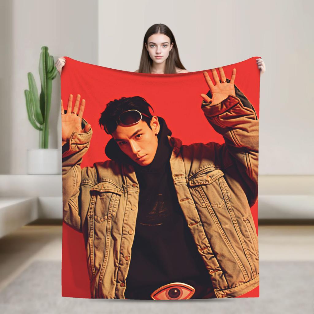 TOP CChoi SSeung Hyun Warm Blanket Camping Plush Throw Blanket Fashion Couch Bed Flannel Bedspread Sofa Bed Cover