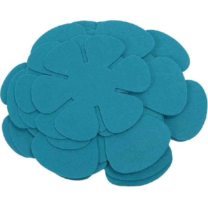 POT PAN PROTECTOR FELT STACKING PADS COOKWARE SEPARATORS KITCHEN SUPPLIES FOR HOUSEHOLD 12PCS (Red)