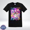 Аниме KPOP Группа Охотники на Демонов Милые Идол Персонажи Графическая Футболка