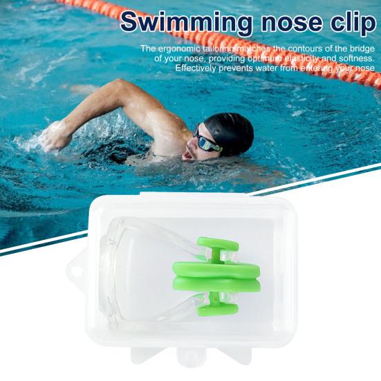 Зажим для носа для плавания Мягкие силиконовые зажимы для носа Предотвращают попадание воды Защита носа для водных видов спорта