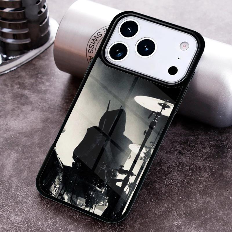 Drum Drummer Music Dj soft Phone Case For iPhone 17 16 15 14 13 12 11 Pro Max Plus 17Air Soft Silicone Cover
