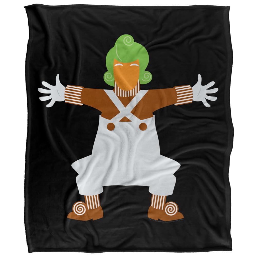Willy Wonka & The Chocolate Factory Oompa Loompa Blanket