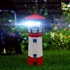 Courtyard and Garden Decoration Solar Rotating Lighthouse IP44 Splash-proof - Add Charm and Safety To Your Outdoor Space - Christmas Gift