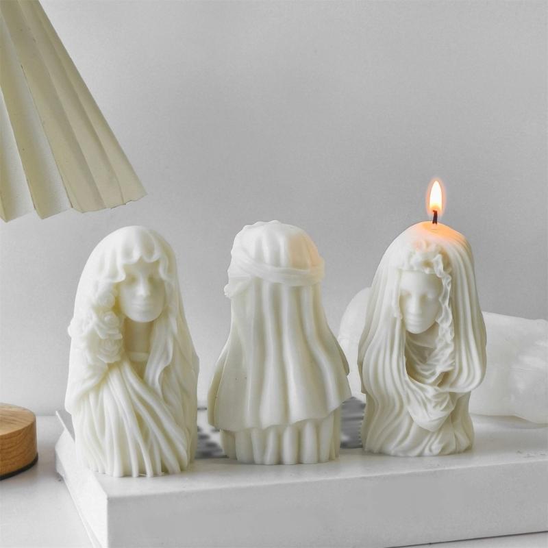 Гибкая Прочная Силиконовая Форма Домашний Аксессуар Портативная для Фигурки Богини Гипсовое Искусство Легко Моющаяся Захват Деталей