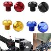 2Pcs Anti-Rust Motorcycle CNC Aluminum M10 Rear View Mirror Hole Plugs Screws Rearview Mirror Holder Motorcycle Accessories