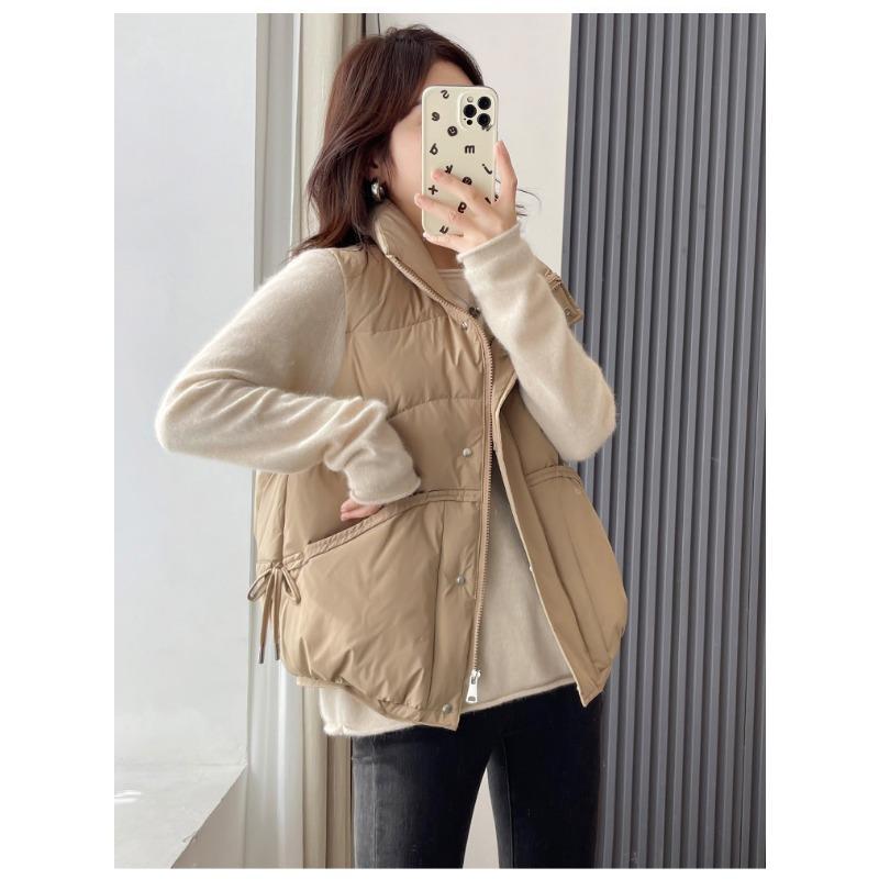 Women S Casual Winter Warm Down Cotton Outer Vest