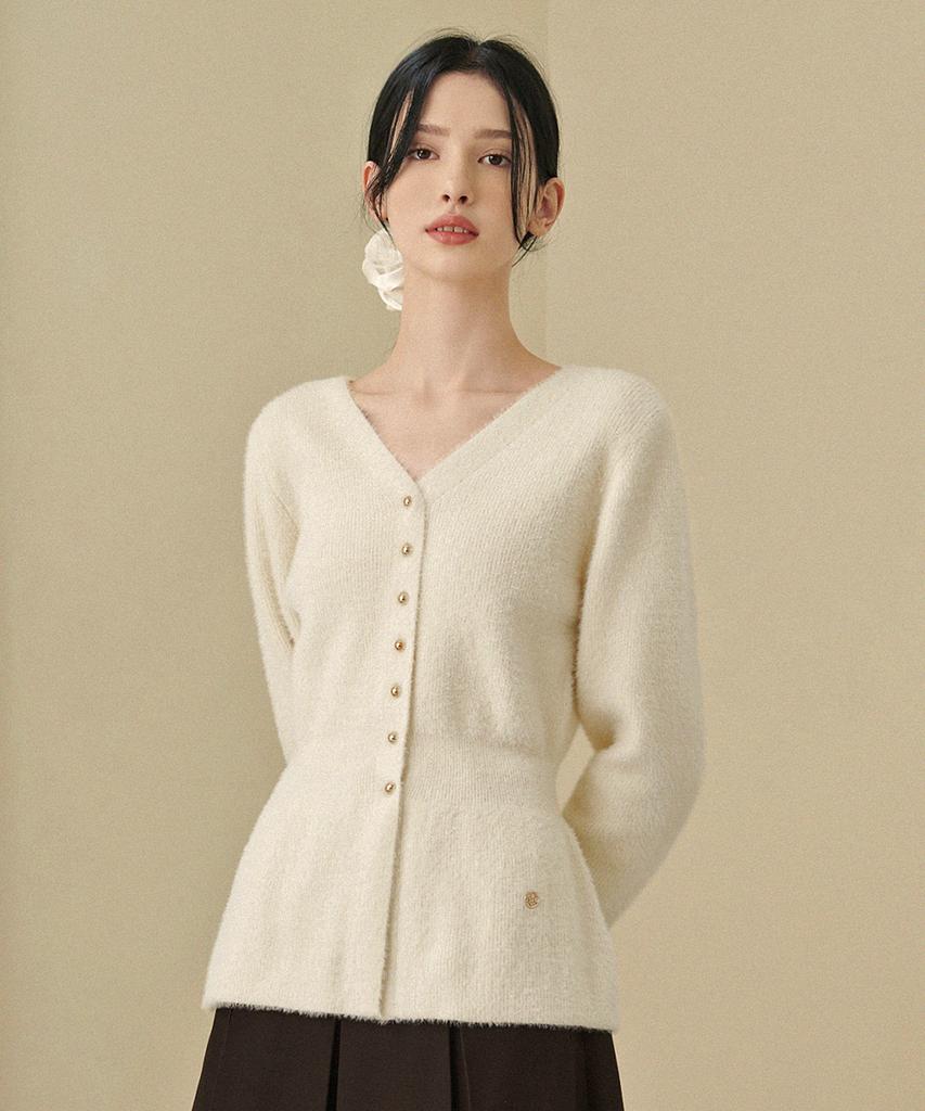 MICANE Slither Hairy Flare Cardigan