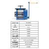 Ручной вальцовочный станок Jundelun для ювелирных изделий, штекер CN (адаптер в комплекте)