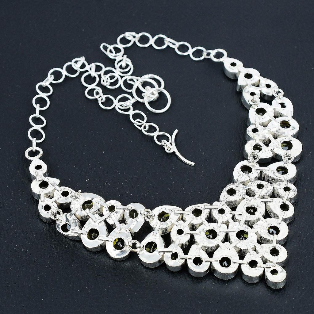 Удивительное ожерелье из серебра 925 пробы с цитрином, серебряное ожерелье с цитрином для жены, ожерелье унисекс, подарок на годовщину